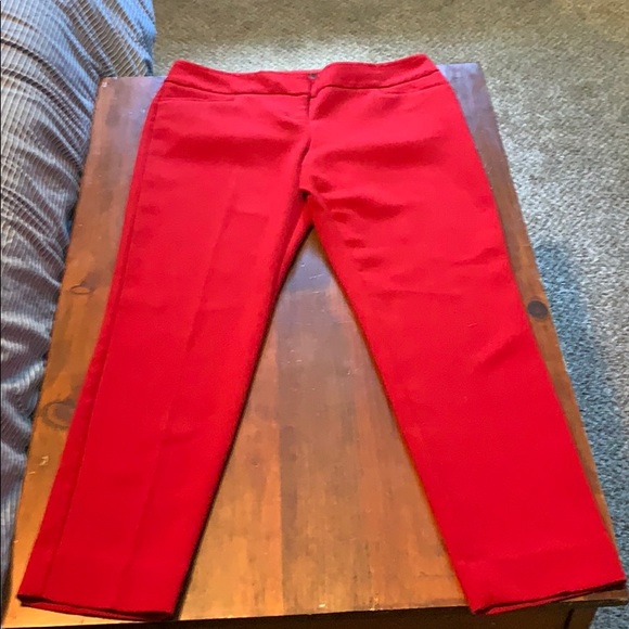 The Limited Red Crop Pants - Picture 2 of 5